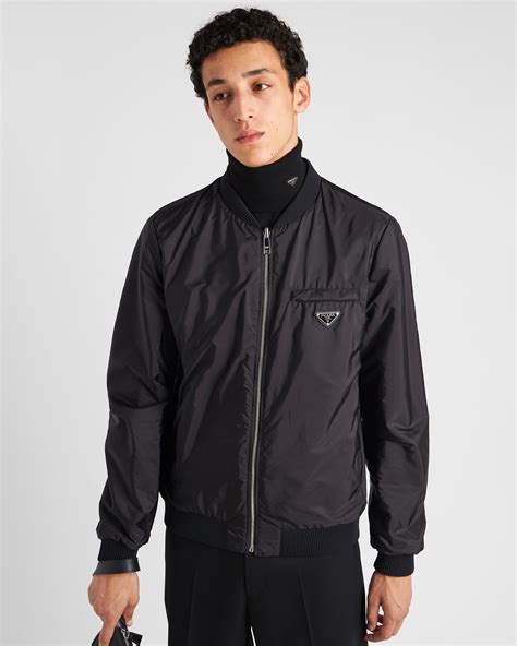 prada velvet jacket mens|Prada bomber jacket men.